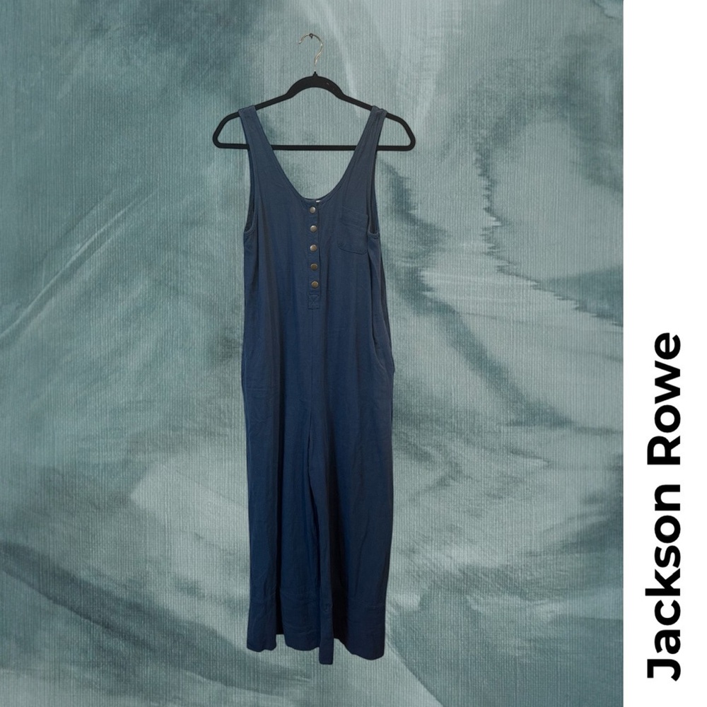 Jackson Rowe Blue Havana Overalls, Size S, MSRP‎ $109